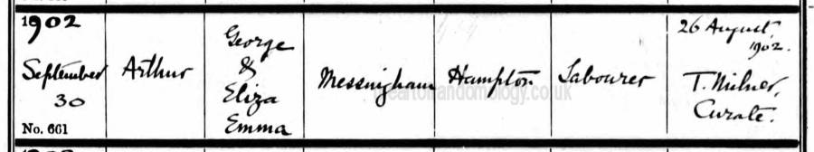 arthurmessinghambapt1902 arthurmessinghambapt1902